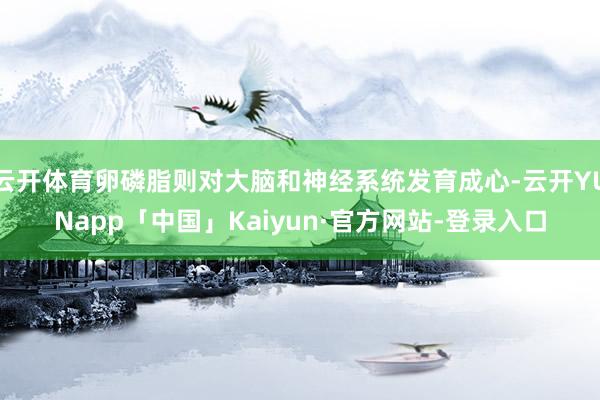云开体育卵磷脂则对大脑和神经系统发育成心-云开YUNapp「中国」Kaiyun·官方网站-登录入口
